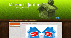 Desktop Screenshot of maisonetjardin.be